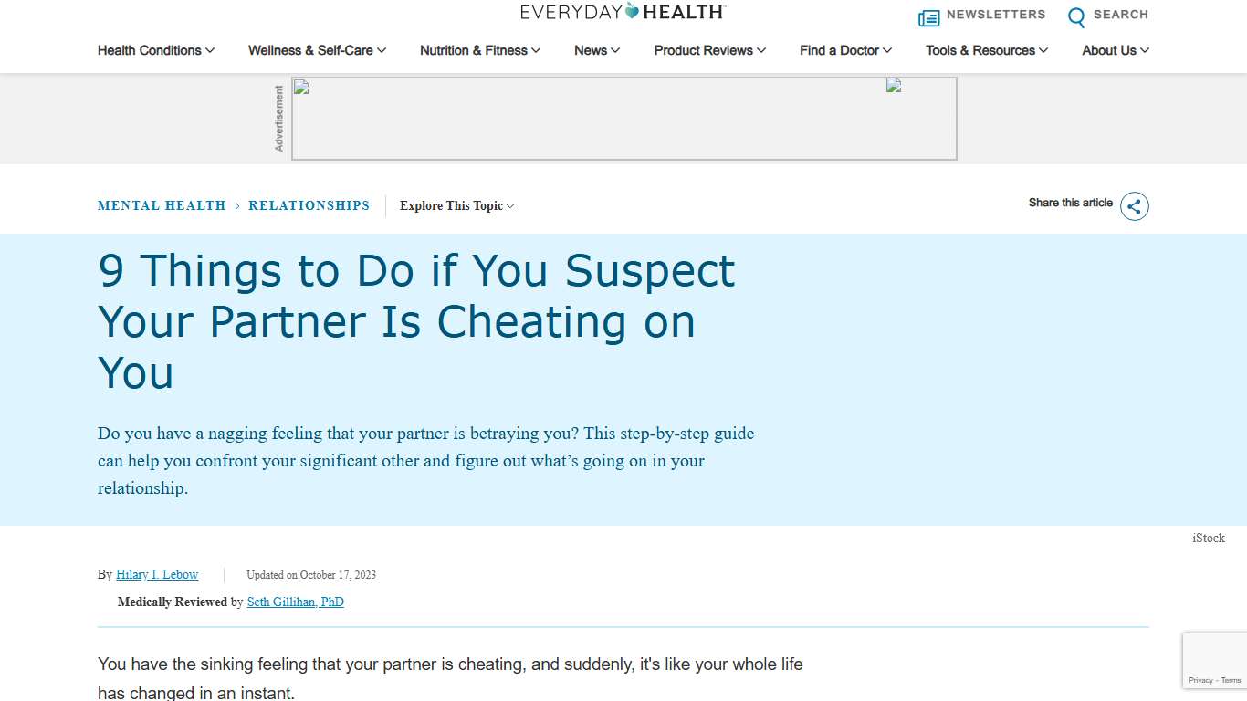 9 Things to Do if You Suspect Your Partner Is Cheating on You Everyday Health
